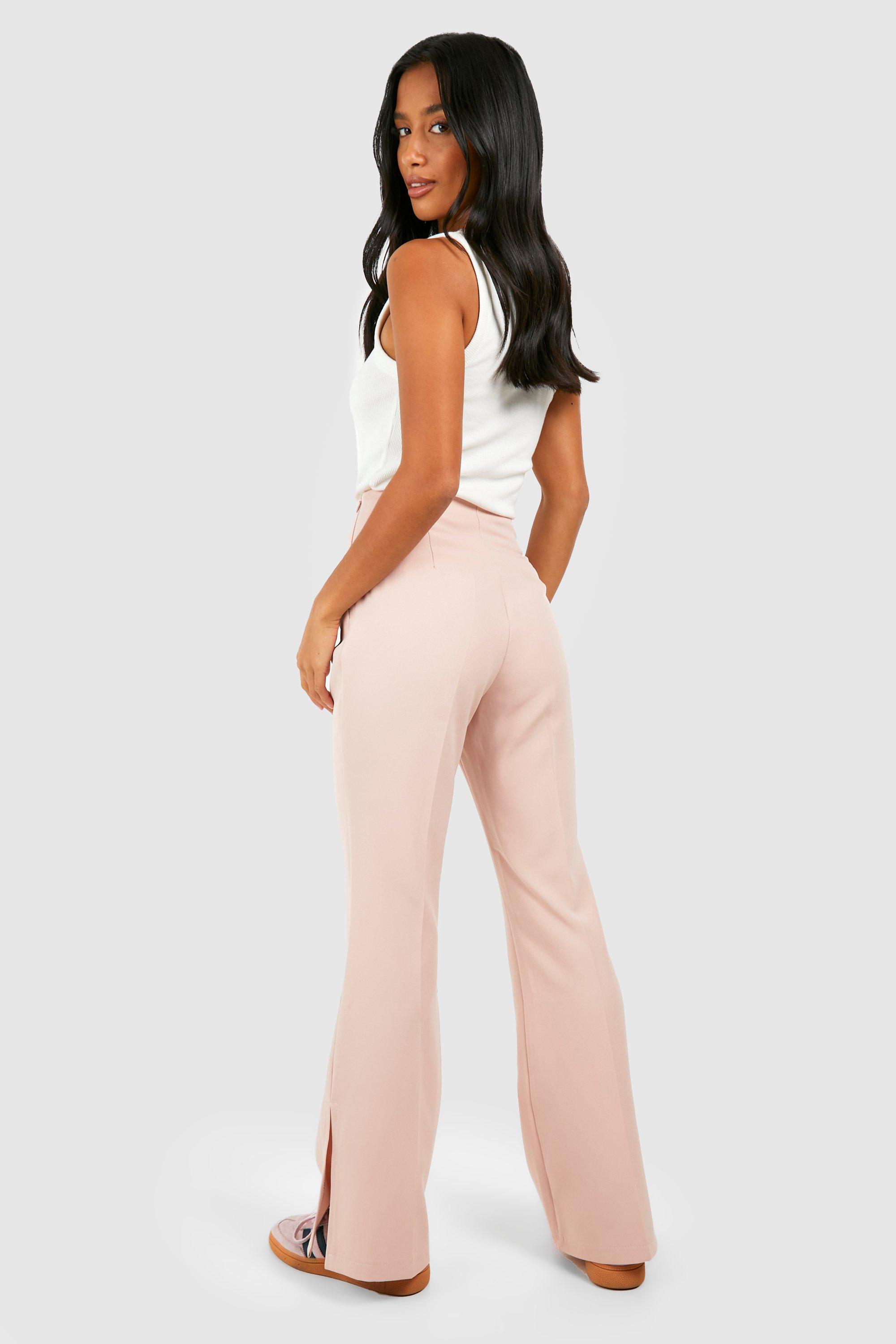 Pantalon tailleur flare hot sale